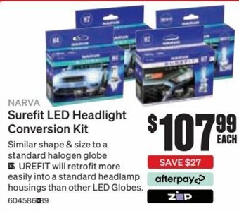 SuperCheap Auto Narva Surefit LED Headlight Conversion Kit offer