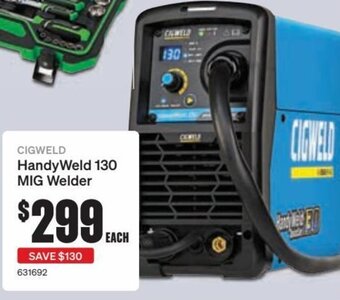 SuperCheap Auto Cigweld HandyWeld 130 MIG Welder offer