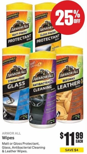 SuperCheap Auto Armor All Wipes offer