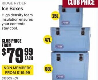 Ridge Ryder Ice Boxes