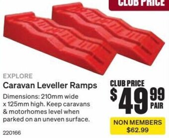 SuperCheap Auto Explore Caravan Leveller Ramps offer