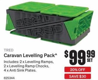 SuperCheap Auto Tred Caravan Levelling Pack offer