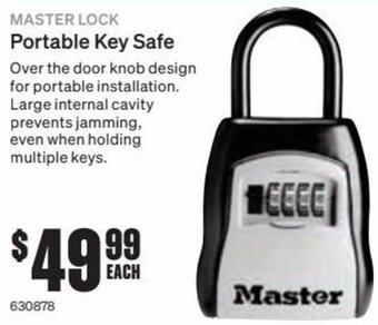 Master Lock Portable Key Safe