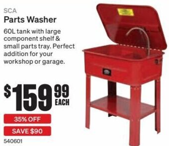 SuperCheap Auto SCA Parts Washer offer
