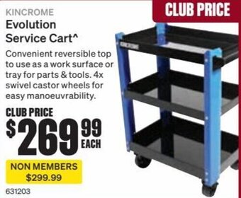 SuperCheap Auto Kincrome Evolution Service Cart offer