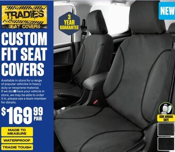 SuperCheap Auto Custom Fit Seat Covers offer