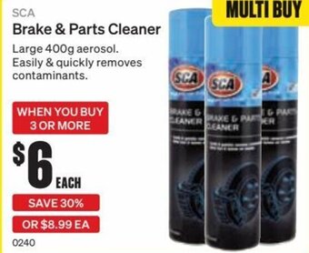 SuperCheap Auto SCA Brake & Parts Cleaner offer