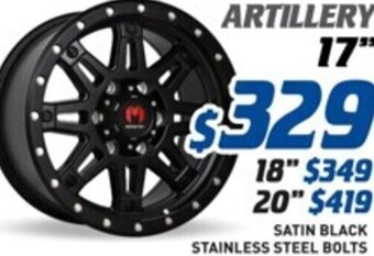 Bob Jane T-Marts Monster Artillery 17" offer
