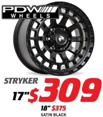 Bob Jane T-Marts PDW Wheels Stryker 17" offer