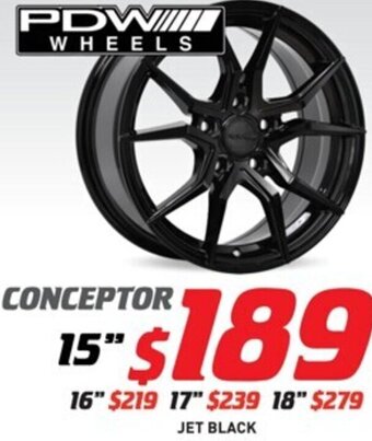 Bob Jane T-Marts PDW Wheels Conceptor 15" offer