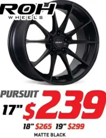 Bob Jane T-Marts ROH Wheels Pursuit 17" offer