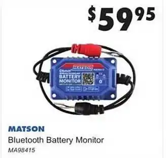 Matson bluetooth battery monitor