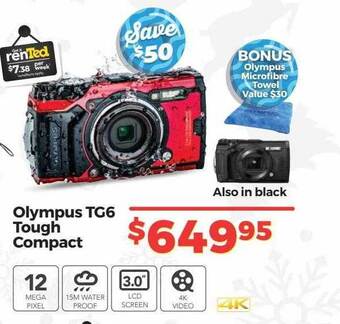 Olympus tg6 tough compact