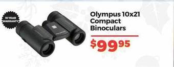 Teds Cameras Olympus 10x21 compact binoculars offer