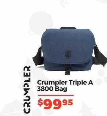 Teds Cameras Crumpler triple a 3800 bag offer