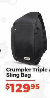 Teds Cameras Crumpler triple a sling bag offer