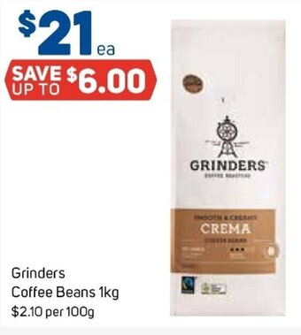Foodland Grinders Coffee Beans 1Kg offer