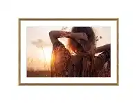 LivingStyles "Sun Gazer" Framed Canvas Wall Art, 120cm offer