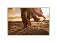 LivingStyles "Desert Walks" Framed Canvas Wall Art, 120cm offer