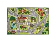 LivingStyles Town Centre Road Map Kids Rug, 133x200cm, Multi offer