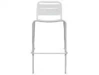 LivingStyles Lameretta Commercial Grade Aluminium Indoor / Outdoor Bar Stool, White offer