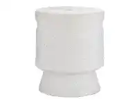 LivingStyles Celestino Ceramic Round Side Table / Accent Stool offer