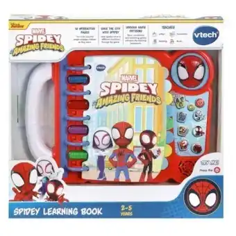 Vtech marvel spidey and his amazing friends learning book