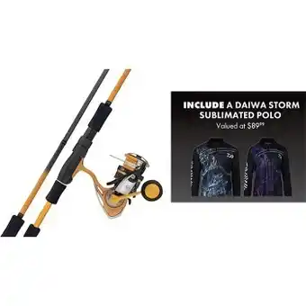 BCF Daiwa aird xt combo + sublimated polo pack offer