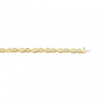 Angus & Coote 9ct gold diamond infinity bracelet offer