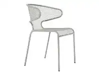Movida Commercial Grade Aluminium Indoor / Outdoor Dining Chair, Titanium