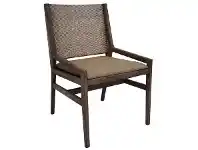 LivingStyles Rosehill Mindi Wood Dining Chair, Dark Walnut offer