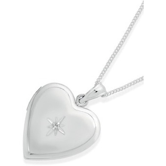 Prouds Sterling silver heart locket offer