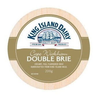 Coles King island cape wickham double brie 200g offer