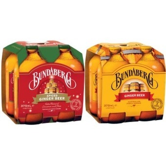 Coles Bundaberg brewed drink 4x375ml offer