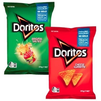 Coles Doritos corn chips 150g-170g or 3d 130g offer
