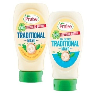 Coles Praise traditional mayonnaise 490g-555g offer