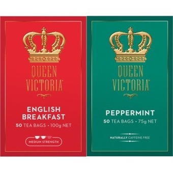 Coles Queen victoria tea bags 50 pack offer