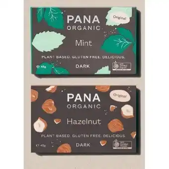 Coles Pana organic chocolate 45g offer