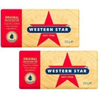 Coles Western star butter pat 250g offer