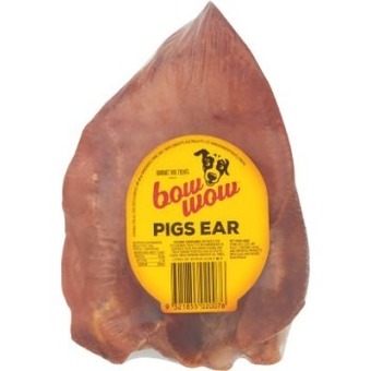 Coles Bow wow dog treat pigs ears 1 pack offer