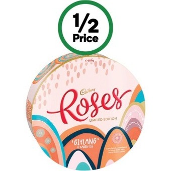 Woolworths Cadbury roses tin 689g offer