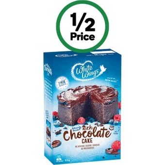 Woolworths White wings baking mixes 230-560g offer
