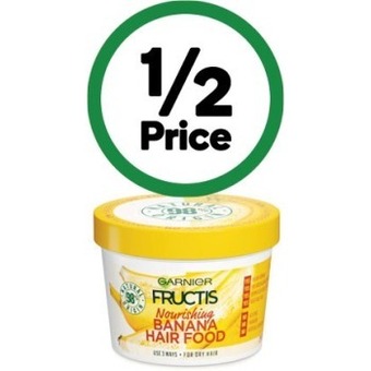 Woolworths Garnier fructis hair food 390ml offer
