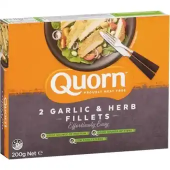Woolworths Quorn frozen fillets, nuggets or meals 200-300g offer