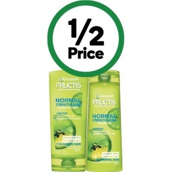 Woolworths Garnier fructis shampoo or conditioner 315ml offer