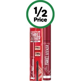 Woolworths Rimmel volume thrill seeker mascara offer