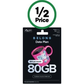 Woolworths Belong $35 data starter kit~ offer
