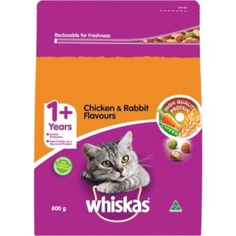 Woolworths Whiskas dry cat food 800g offer
