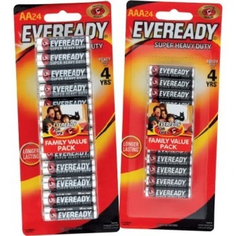 IGA Eveready super heavy duty aa or aaa batteries 24 pack offer