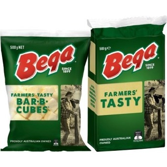 IGA Bega cheese block, grated or bar-b-cubes 500g selected varieties offer